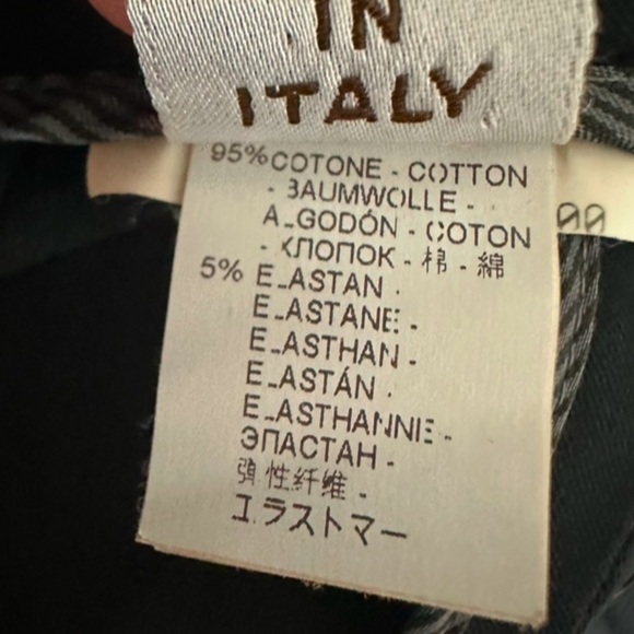 Brunello Cucinelli Black Stretch Ankle Trousers Pants - Picture 7 of 7